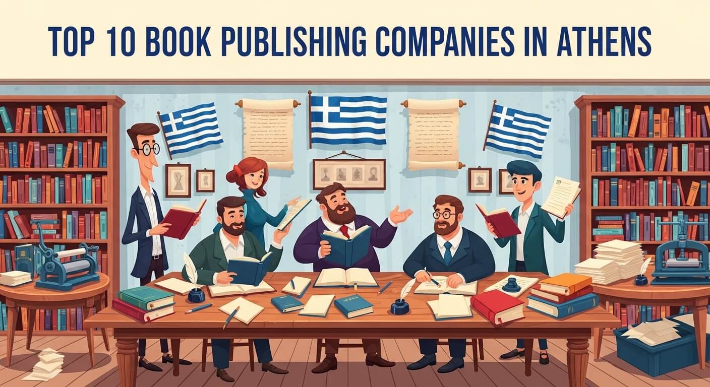 top 10 book publishing companies in Athens 2025