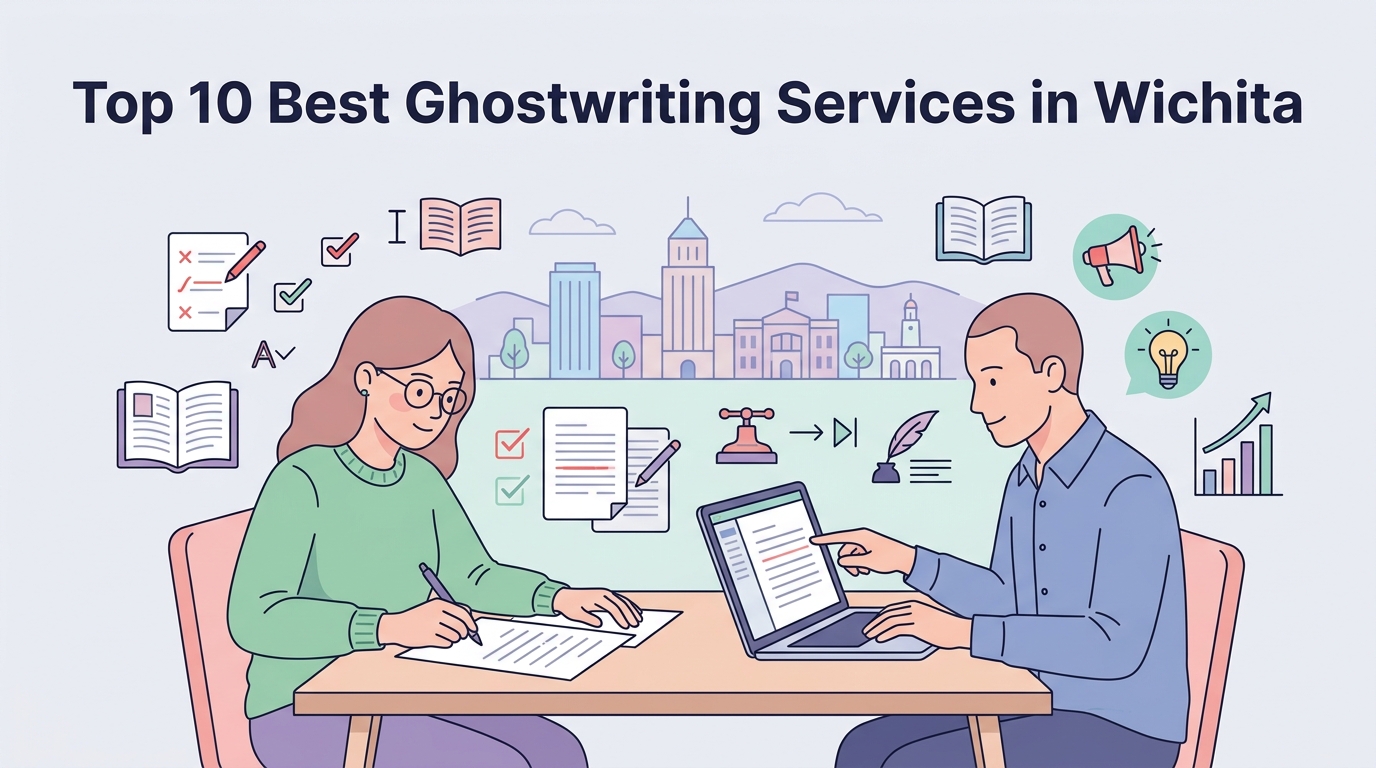 Top 10 Best Ghostwriting Services in Wichita For 2026