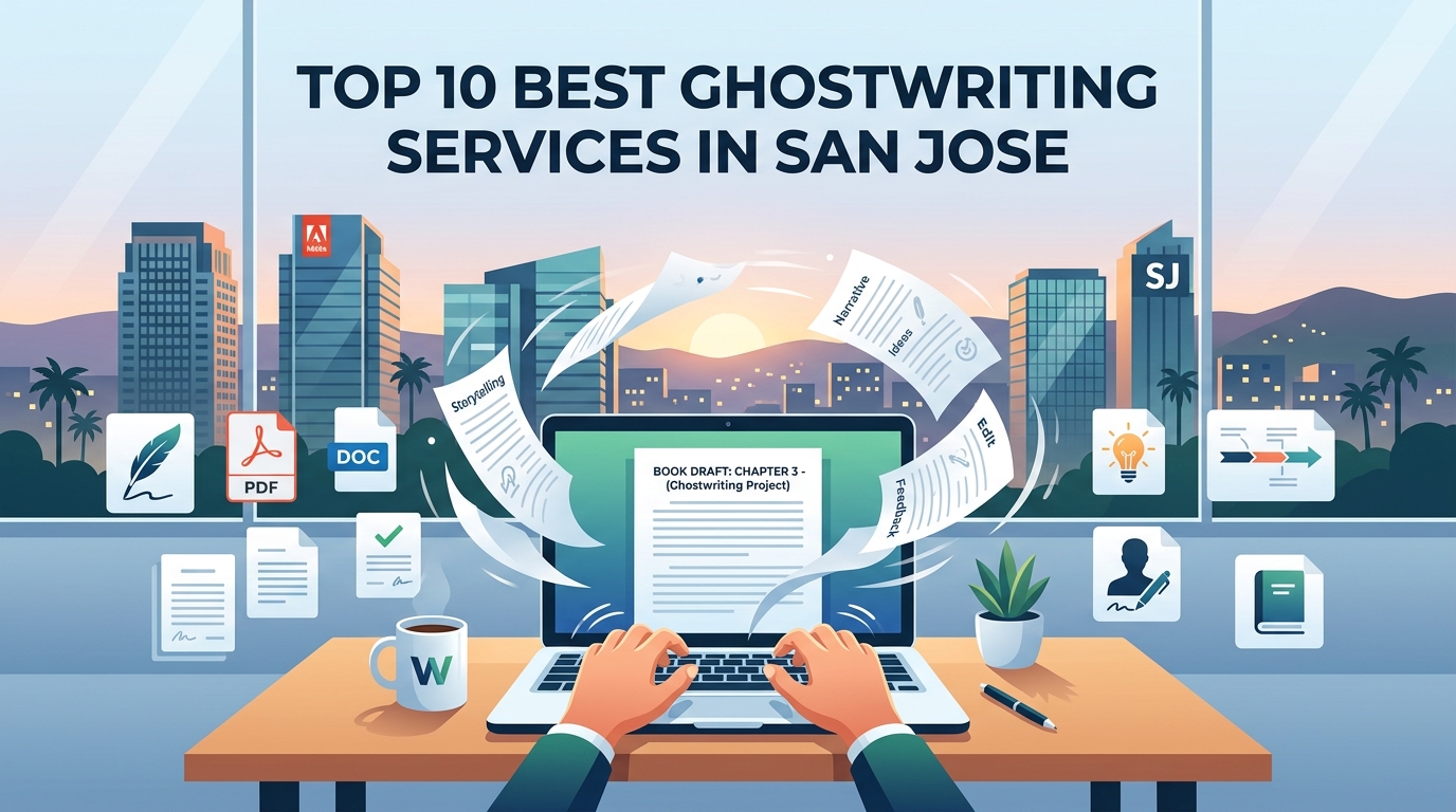 Top 10 Best Ghostwriting Services in San Jose For 2026