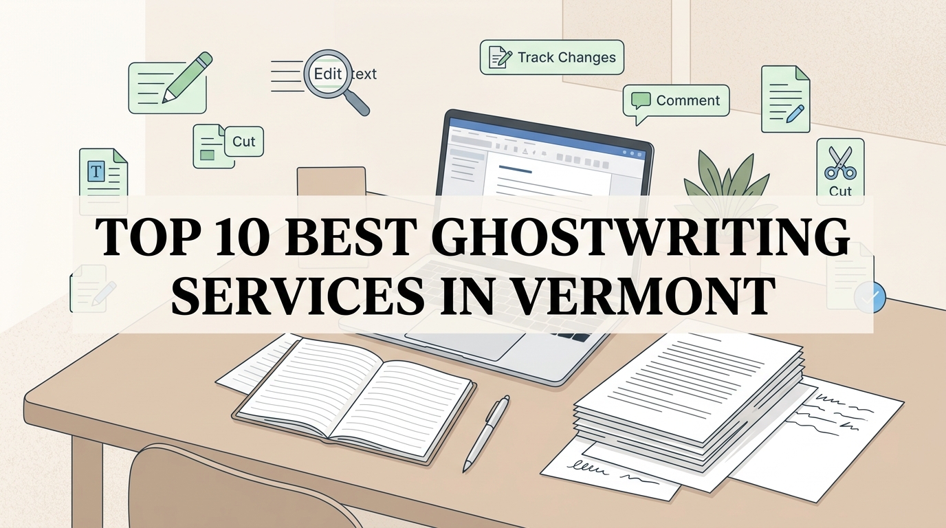 Top 10 Best Ghostwriting Services in Vermont foe 2026
