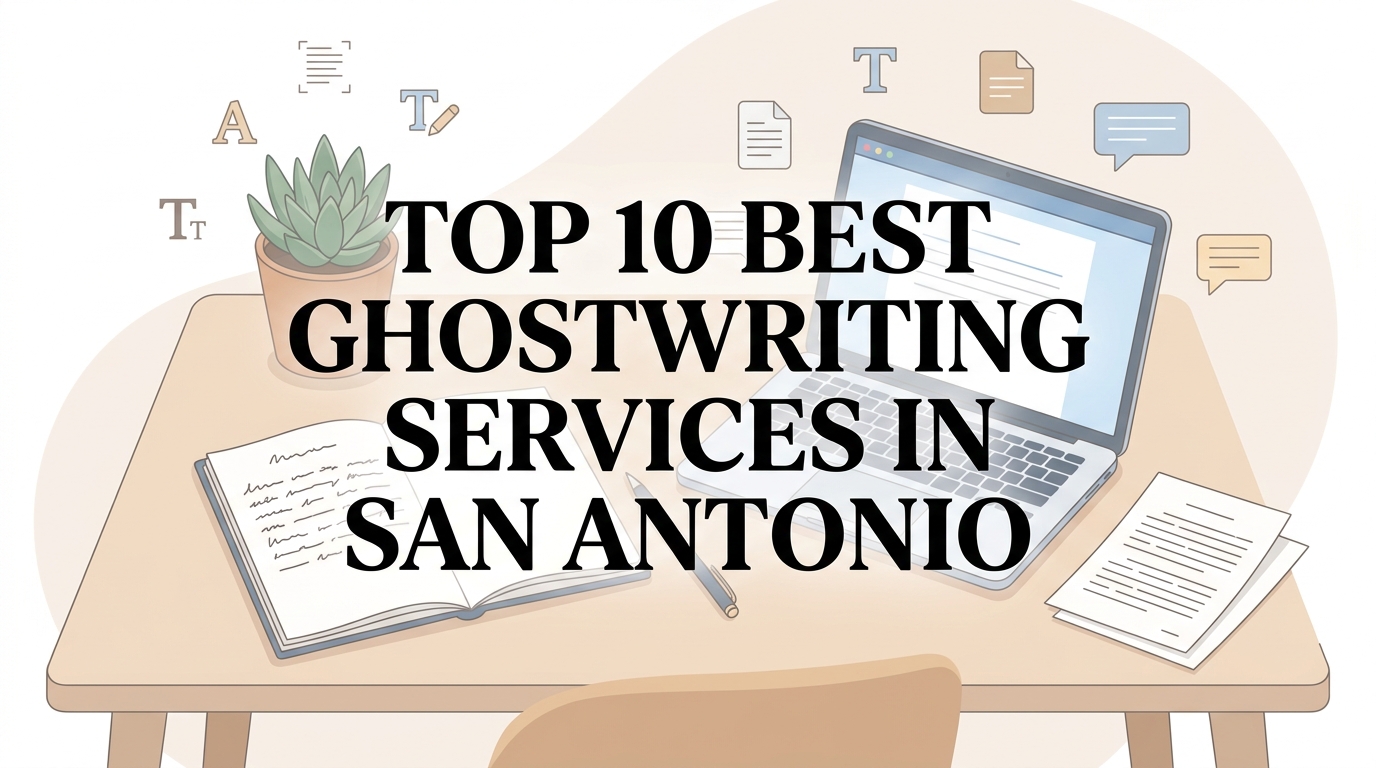 Top 10 Best Ghostwriting Services in San Antonio For 2026