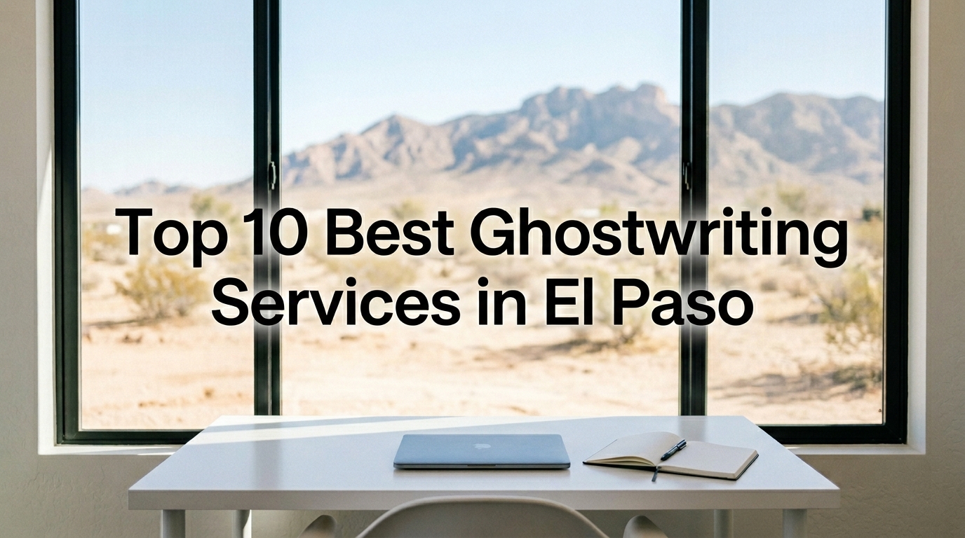 Top 10 Best Ghostwriting Services in El Paso For 2026
