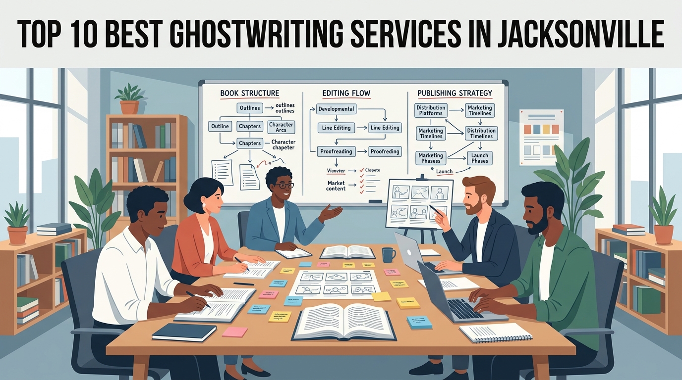Top 10 Best Ghostwriting Services in Jacksonville For 2026
