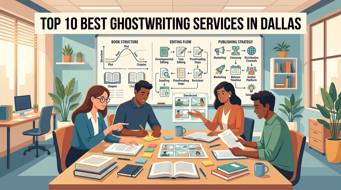 Top 10 Best Ghostwriting Services in Dallas for 2026