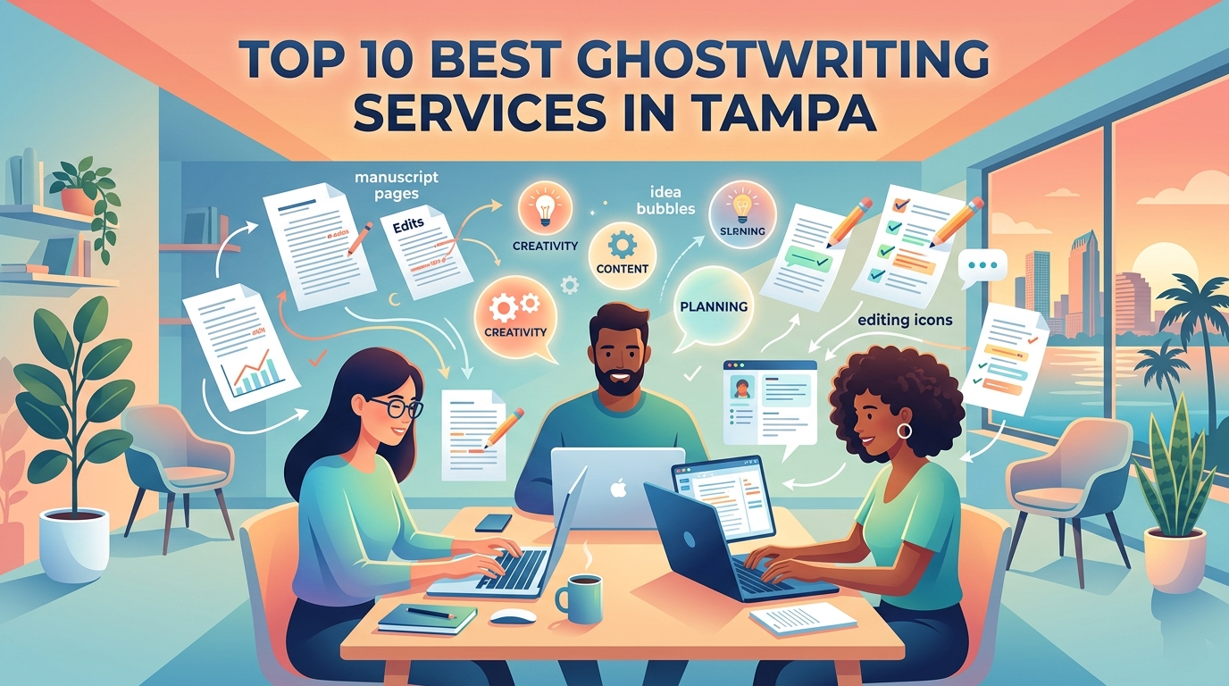 Top 10 Best Ghostwriting Services in Tampa For 2026